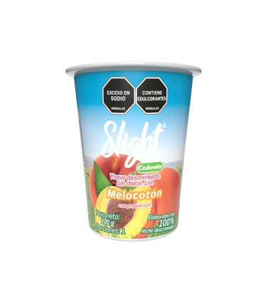YOGURT COLANTA SLIGHT MELOCOTON X 200GR