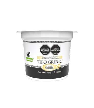 YOGURT COLANTA GRIEGO VAINILLA x 125GR