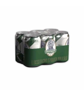 CERVEZA KAUFMANN SIXPACK X 330ML