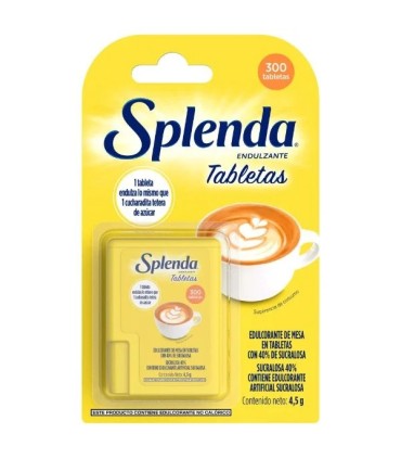 ENDULZANTE SPLENDA TABLETAS X 300U