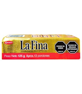 MARGARINA LA FINA GRASCO BR125 GRAMOS