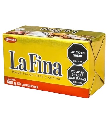 MARGARINA LA FINA GRASCO BR500 GRAMOS