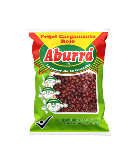FRIJOL CARGAM ABURRA ROJO  BOLSA  1 KILO