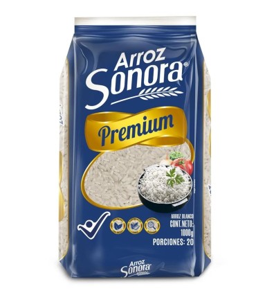 ARROZ SONORA PREMIUM  BOLSA 1000 GRAMOS