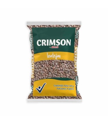 LENTEJA ABURRA CRIMSON BOLSA 500GR