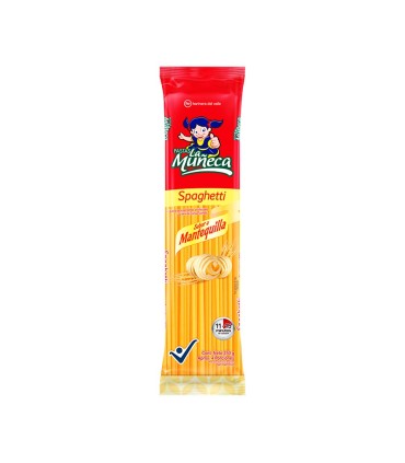 PASTA LA MUNECA SPAGUETTI MANTEQ BOLSA 250GR