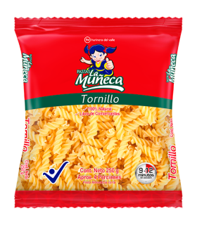PASTA LA MUNECA TORNILLO BOLSA 250GR