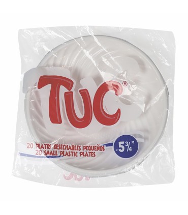 PLATO DESECHABLE TUC PEQUEÑO PAQUETE X 20U