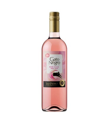 VINO GATO NEGRO ROSADO DULCE BOTELLA X 750ML