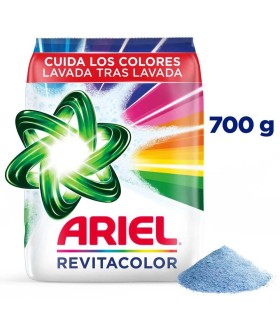 DETERGENTE ARIEL REVITACOLOR BOLSA X 700GR