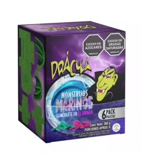 PACK PALETA CREMHELADO DRACULA 6U X 360GR