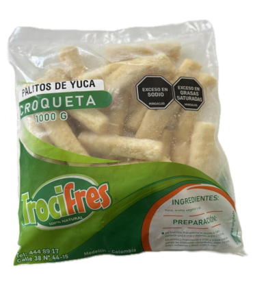 PALITOS DE YUCA TROCIFRES PAQ X 1000GR