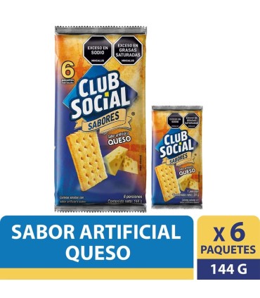 GALLETA CLUB SOCIAL QUESO PQ192 X 24GR