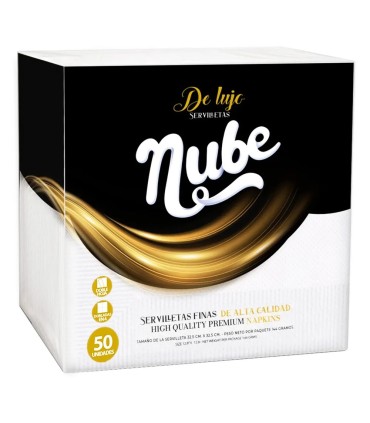 SERVILLETA NUBE DE LUJO DOBLE HOJA PAQUETE X 50 HOJAS