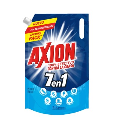 LAVAPLATOS AXION LIQUIDO CON BICARBONATO DOYPACK X 1.5LT