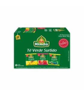 TE HINDU VERDE SURTIDO X 20U