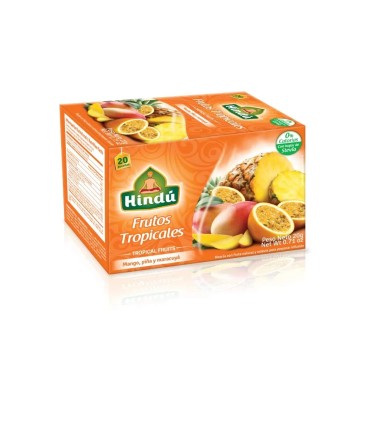 INFUSION HINDU FRUTAS TROPICALES X 20U