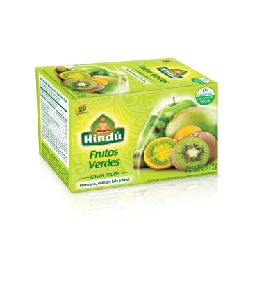 INFUSION HINDU FRUTOS VERDES X 20U