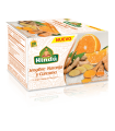 AROMATICA HINDU JENGIBRE NARANJA Y CURCUMA X 20U