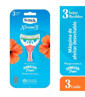 MAQUINA AFEITAR SCHICK XTREME3 PIEL DELICADA