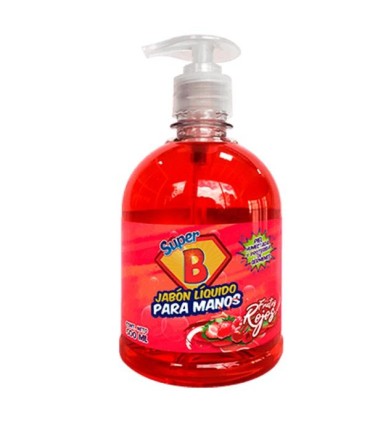 JABON DE MANOS SUPER B FRUTOS ROJOS X 500ML