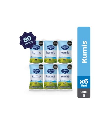 KUMIS ALPINA SIXPACK X 150ML X UND