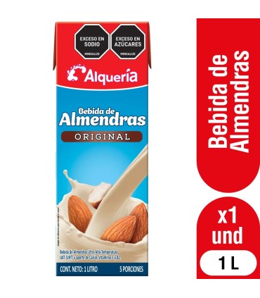 BEBIDA DE ALMENDRA ALQUERIA CAJA X 1LT