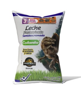 LECHE COLANTA SEMIDESCREMADA BOLSA X 1000ML