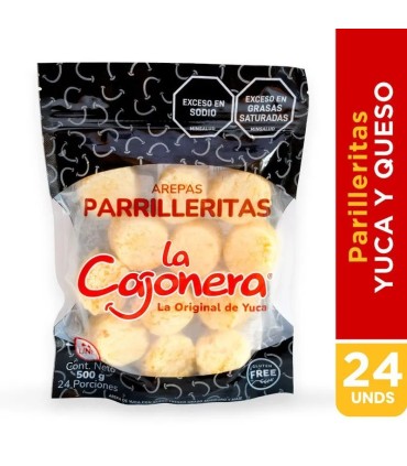 AREPA LA CAJONERA PARRILLERITAS X 500GR