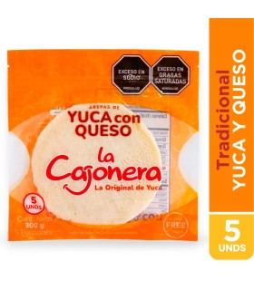 AREPA LA CAJONERA YUCA CON QUESO X 300GR