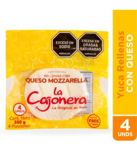AREPA LA CAJONERA YUCA RELLENA QUESO X 350GR