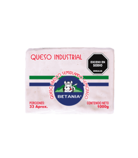 QUESO BETANIA INDUSTRIAL X 1000GR