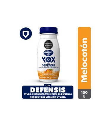 YOGURT ALPINA YOX MELOCOTON X 100GR