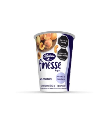 YOGURT FINESSE MELOCOTON X 180GR