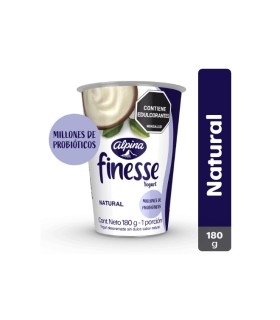 YOGURT FINESSE NATURAL X 180GR