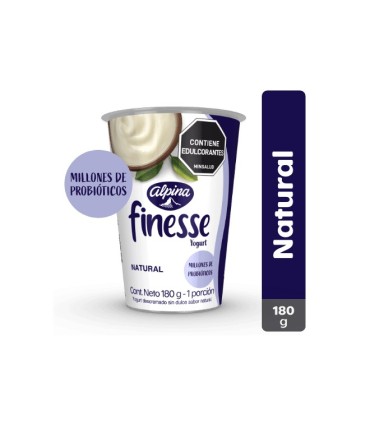 YOGURT FINESSE NATURAL X 180GR
