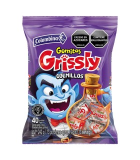 GOMAS GRISSLY COLMILLOS HALLOWEEN x 300GR