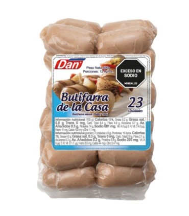 BUTIFARRA DAN PAQUETE X 500GR