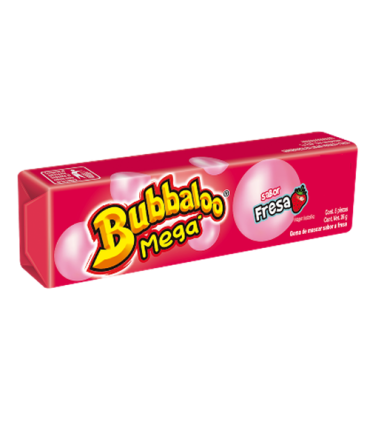 CHICLE BUBBALOO MEGA FRESA BARRA X 8UDS