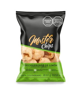 CHICHARRINES MASTER CHIPS LIMON X 60GR