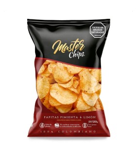 PAPAS MASTER CHIPS PIMIENTA X 120GR