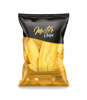 PLATANOS NATURAL MASTER CHIPS X 120GR