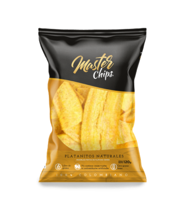 PLATANOS NATURAL MASTER CHIPS X 120GR