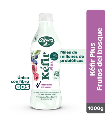 KEFIR ALPINA FRUTOS DEL BOSQUE X 1000GR