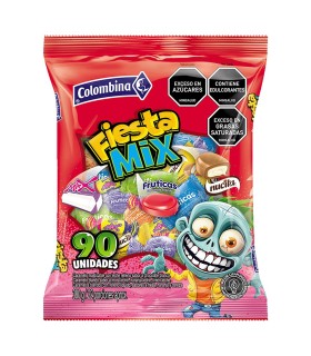 CARAMELOS FIESTA MIX COLOMBINA HALLOWEEN X 380GR