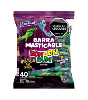 BON BON BUM BARRA CRUNCHY HALLOWEEN X 400GR