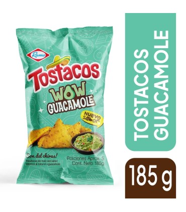 TOSTACOS RAMO WOW GUACAMOLE X 185GR