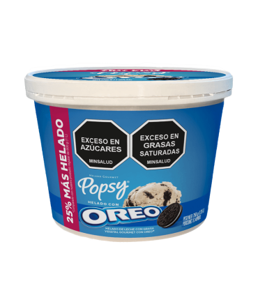 HELADO POPSY OREO EXTRACONTENIDO X 750GR