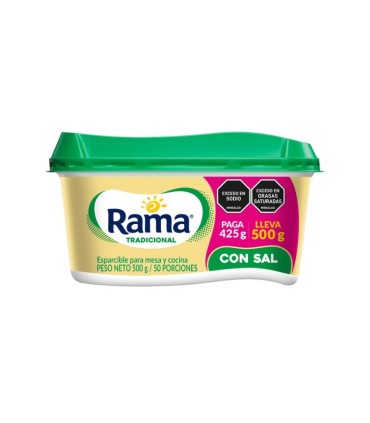 MARGARINA RAMA CON SAL PAGUE 425GR LLEVE 500GR