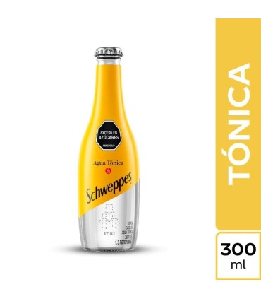 AGUA TONICA SCHWEPPES BOTELLA X 300ML